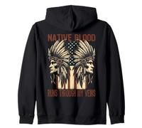 Sangre Nativa Corre Por Mis Venas Sudadera con Capucha