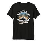 Sangre nativa Corriendo por mis Venas para los nativos Americanos Camiseta Premium