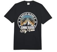 Sangre nativa Corriendo por mis Venas para los nativos Americanos Comfort Colors Adult Heavyweight T-Shirt