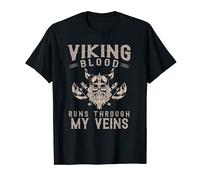 Sangre Valhalla Mitología Nórdica Odin Escandinavia Vikingo Camiseta