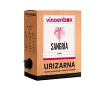 Sangria Bag in Box 10 litros Vinoenbox | Sangría afrutada en caja con vino de calidad y receta tradicional | Práctico, duradero y sostenible