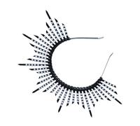 SANGXIU Accesorio para el cabello, diadema elegante, para novias, material plástico, ideal para fiestas