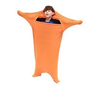 SANHO Calcetines sensoriales de alta calidad, perfectos para niños con trastorno de procesamiento sensorial, versión actualizada (naranja, grande)