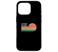 Sanibel Island Retro Sunset Carcasa para iPhone 16 Pro