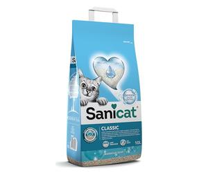 Sanicat - Arena para gatos Classic con Aroma a Jabón de Marsella | Absorción rápida | Producto de alta calidad para la higiene de tu mascota | Sin polvo | 10L de capacidad