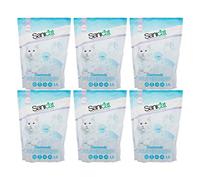 Sanicat Arena profesional para gatos, diamantes ligeros y absorbentes, sin perfume, 3,8 litros (paquete de 6)