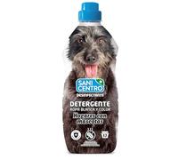 Sanicentro Detergente Desinfectante Hogares con Mascotas | Ropa Blanca y Color | Doble acción antiolor y eliminación de bacterias | Hipoalergénico | Botella 1L