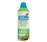 Sanicentro Preparado Desinfectante para Lavar Frutas y Verduras | Elimina bacterias | Seguro para Embarazadas | No altera el Sabor ni el Olor | Botella 750mL