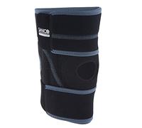 SANICO Rodillera elástica para rótula de compresión - Vendaje ortopédico de neopreno para estabilidad, alivio de la carga, circulación sanguínea, ambos lados, transpirable, 55 x 0,3 x 25 cm