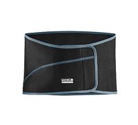 SANICO Vendaje lumbar elástico con compresión, vendaje ortopédico de neopreno para estabilidad, alivio y circulación sanguínea, transpirable, 107 x 0,3 x 24,5 cm