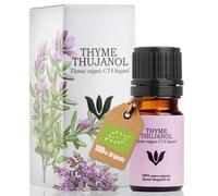 SANICULA Aceite Esencial de Tomillo Tujanol - 100% Puro y Bio, 5 ml | Destilado al vapor para difusor, velas y aromaterapia | Aroma herbal suave | Fácil de dosificar | 100% puro, vegano