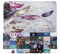 Sanilo Alfombra de baño I Gran selección de Alfombrillas para el baño I Alfombra Muy Suave y Antideslizante I Se Puede Lavar y Seca con rapidez (Plumas, 50 x 80 cm)