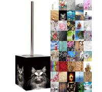 Sanilo Escobilla de Inodoro, Muchos Hermosos cepillos de Inodoro a Elegir, diseño Elegante (Cool Cat)