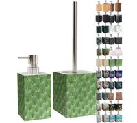 Sanilo Set de baño, Muchos dispensadores de jabón y escobillas Bonitos para Elegir, diseño Moderno y Elegante (Cactus)