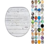 Sanilo Tapa de inodoro con cierre suave, gran selección de atractivos asientos para WC y duradera de madera (Timber)