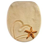 Sanilo Tapa de inodoro, gran selección de atractivos asientos para WC y duradera de madera (Sandy)