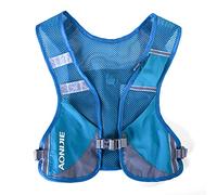SANIQUEEN.G Ligero Mochila de Hidratación Superior Chaleco para Marathoner Ciclismo Trail Running Hombre Mujer (Azul)