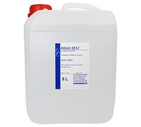 Aqua Dest - Agua destilada para laboratorio, diferentes tamaños, 5 L