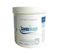 SanisWash, Detergente en Polvo con Oxígeno Activo, Detergente para Lavadora, Eficaz Incluso a 20º, Elimina el Olor en la Ropa Deportiva, Ropa Limpia y Fresca, 33 Lavados, 1Kg