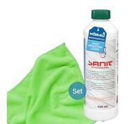 Sanit - Disolvente de orina (500 ml, gran poder de limpieza, incluye paño de microfibra)