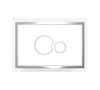 Sanit SK706 - Placa de actuador empotrada, color blanco alpino