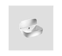 SANIT Wandausgussbecken con Rebosadero Blanco, Plástico Lavabo, Nuevo