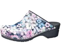 Sanita Isalena | Zuecos Abiertos | Producto Artesanal Original para Mujer | Plantilla de Forma anatómica con Espuma Blanda | Rosa | 36 EU