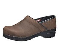 Sanita Original-Prof.Lisbeth Closed Professional Oil - Zuecos de Cuero para Mujer, Color marrón, Talla 36