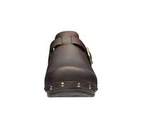 Sanita Sanila | Zuecos Abiertos | Producto Artesanal Original para Mujer | Plantilla de Forma anatómica con Espuma Blanda | Marrón | 37 EU