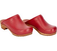 Sanita Zueco de señora abierto Madera-Lotte abierto Rojo EUR 42