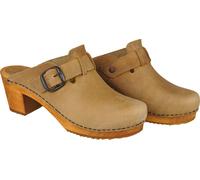 Sanita Zuecos Zueco mujer abierto Madera-Malulo cuadrado abierto Naturaleza EUR 42