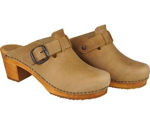 Sanita Zuecos Zueco mujer abierto Madera-Malulo cuadrado abierto Naturaleza EUR 42