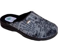 Sanital Light - Pantuflas para hombre con diseño de fantasía, cálidas y cómodas, gris, 44 EU