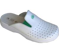 Sanital Light Zapatilla por CASA Hombre IN Cuero 1752 Bianco - 41