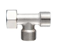 Sanitary 304 Steel T Joint Splitter 3Way T Adapter for Food Farmaceuticals Fluid Distribution Systems Nozzle Converter Steel Water Distributor