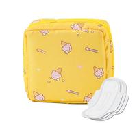 Sanitary Napkin Bag - Oxford Cloth Storage Pouch, Multi-Functional Zipper Organizer, Durable And Lightweight, Perfect For Sanitary Pads, Nursing Pads, Travel, Hotels, School, Business Trip