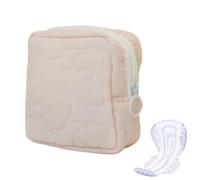 Sanitary Pad Travel Pouch - 12x5x12cm Sanitary Napkin Organizer Bag For Women | Large Capacity Sanitary Napkin Storage Case | Feminine Menstrual Pad Tampon Organizer For Teen Girls Women Ladies