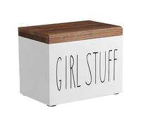 Sanitary Tampon Holder - Bathroom Organizer Case for Girls, Sturdy Lightweight Build, Easy Clean Compact Storage, Hygienic Portable Design, Practical Layout | Perfect for Vanity, Countertop, Shower