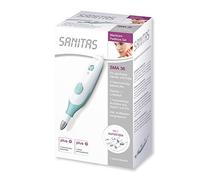 Sanitas Kit de manicura y pedicura profesional SMA36, 7 cabezales de zafiro y fieltro de, 4.600 rpm, plástico