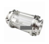 Sanitay Tri Clamp Sanitay Flow Sight Glass Diopter Fit 38/51/76mm OD SUS 304 - Accesorio de acero inoxidable Homebrew (102 mm x virola 119)
