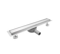 SaniteModar Canaleta de Ducha 40cm, Sumidero Ducha con 360° Sifón y Filtro, Desague Ducha, Panel 2 en 1