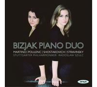 Sanja Bizjak Bizjak Piano Duo: Martinu/Poulenc/Shostakovich/Stravinsky (CD)
