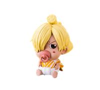 (Sanji) Figura de anime de One Piece de 11 cm, chupete de bebé, Luffy, Zoro, Sanji, Franky Brook, figurita