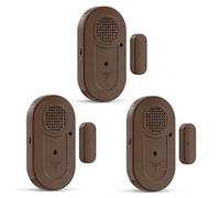 Sanjie Alarmas de puerta cuando se abre, sensores de alarma de puerta y ventana para seguridad de niños, seguridad del hogar, piscina, garaje, demencia, seguridad de viaje, fácil de instalar, control