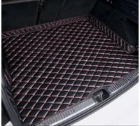 SANJSJHXJ Alfombrilla para Maletero de Coche para Alfa Romeo Giulia 2015-2024, Cuero Alfombrillas Maletero Coche Protector Maletero Protección Impermeable Antideslizante Estera,Black and Red