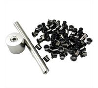 Sankaka 100 remaches de ojal K-Sheath Herramientas de fijación de instalación de 7,5 mm Kydex vainas ojales hebilla clavo pin