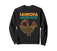 Sankofa African Heritage Akan Símbolo Aprende del Pasado Sudadera
