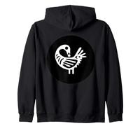 Sankofa Bird Adinkra Symbol African, Heritage Minimalist Ar Sudadera con Capucha