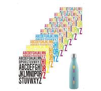 SanKristo 10 Hojas Letras Adhesivas Stickers, Pegatinas Scrapbooking Alfabeto Grandes Colorido, Impermeabili Pegatinas Letras Vinilo, para Scrapbooking Cassette Postali