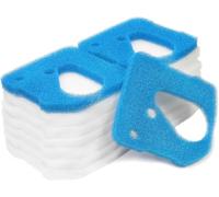 SANLILI Esponja de filtro apta para Eheim Professional 4 250, 250T, 350, 350T, 600 y Pro 4e 350 (3 azules y 12 blancos)